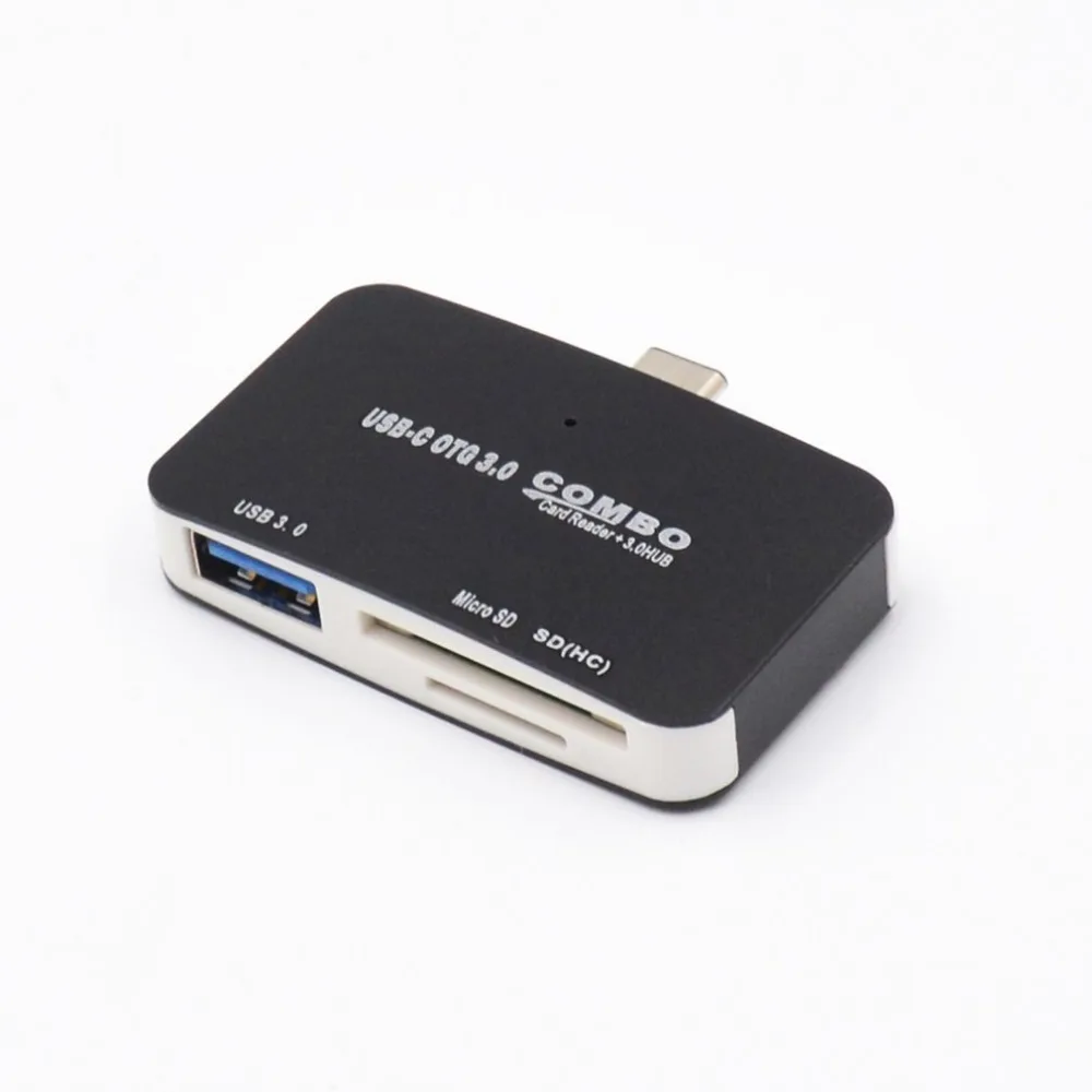 Кард-ридер type-C Все в одном SD/Micro SD Compact Flash смарт-карта памяти адаптер type C OTG SD кард-ридер