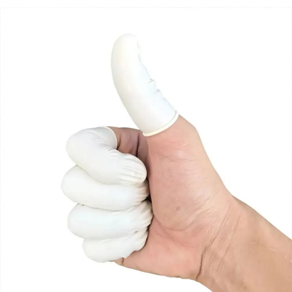 

Powder Free Finger Cots Antistatic Index Stable Safe Discharge Of Human Electrostatic Charge Protective Equipment 1 Bag