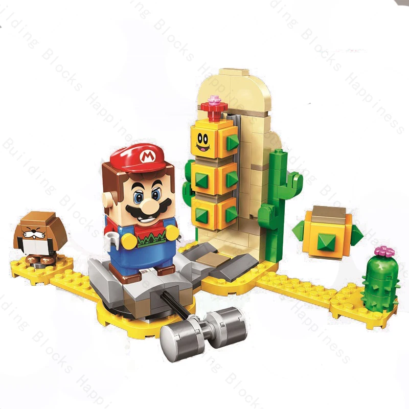 Super Mario Building Blocks Toys Kids Adventure Game Puzzle Assembling Bricks for Mini Action Figures Model Birthday Gifts | Игрушки и