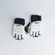 Стиль перчатки для тхэквондо Санда Защитные Перчатки тренировочные перчатки удлиненные браслеты-обработка образцов