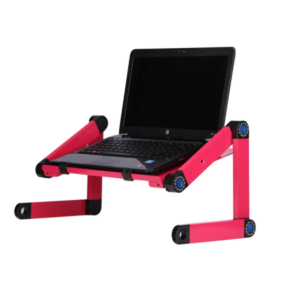 

Adjustable Laptop Folding Desk Table Tray Bed Mouse Holder with Fans for Home Office Furniture TB Sale