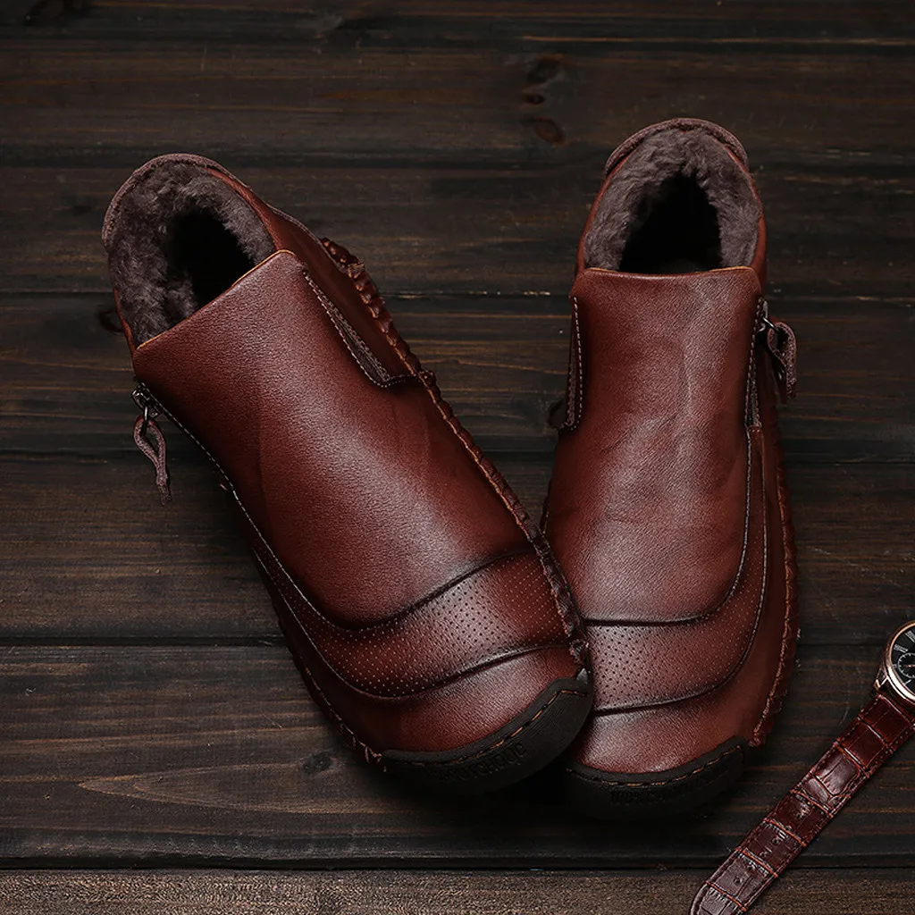 Модные мужские ботинки; мужская обувь с высоким берцем; Мужская обувь для взрослых; x27s; уличная Рабочая Повседневная обувь; большие размеры; бархатные ботильоны; Jly1