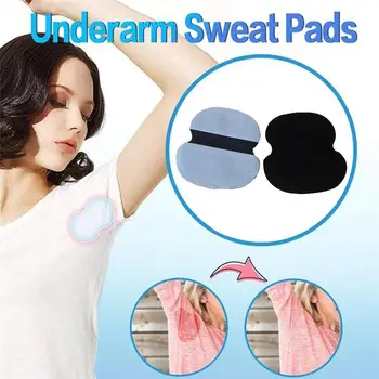 

2pcs Sweat-absorbent Patch Disposable Black Underarm Shirt Antiperspirant Protection Sweat Pads Deodorant Armpit Absorbent Pad