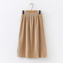 Весна-осень, шерстяные прямые юбки, женская мода, одноцветная, высокая талия, эластичная, с разрезом, юбка, женская, элегантная, миди, Saias