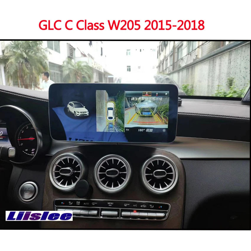 Для Mercedes Benz GLC C Class W205- автомобильный радиоэкран с gps навигацией Bluetooth 10,25 дюймов 4+ 64G Android дисплей