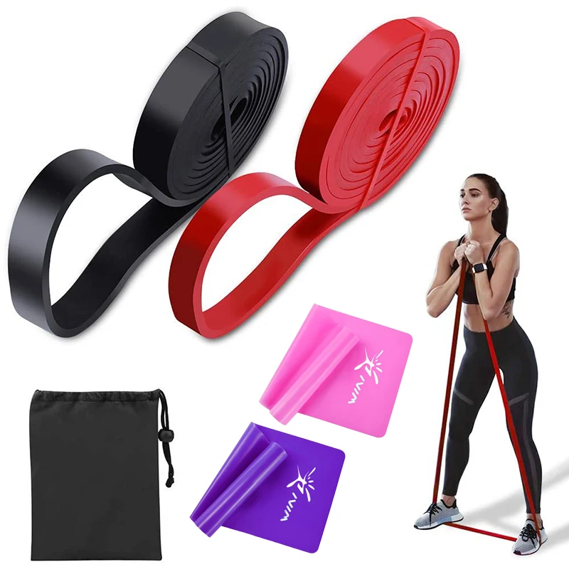 

Multifunction Resistance Bands Set Pull Up Assist Band Home elastic Exercise Bands with 2 Stretch Bands for Fitness Slim Yoga