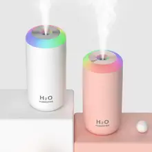 

Fireproof ABS Colorful Mini USB 350ML Humidifier 3 Colors Humidifier Colorful Lights for Car