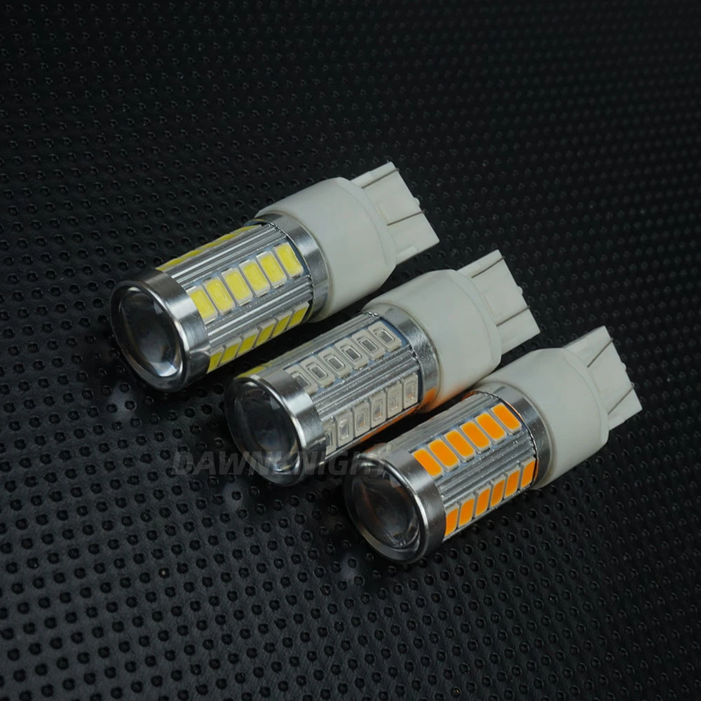 2 шт. T20 7443 задний стоп-сигнал 5630 33SMD сигнальная лампа T20 7443 W21/5 W Автомобильная светодиодная сигнальная лампа