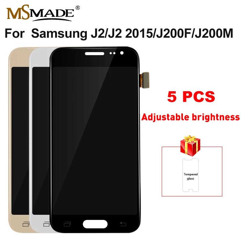 

For Samsung Galaxy J200 J2 2015 Display J200F J200M J200H J200Y LCD Display Touch Screen Digitizer Replacement Parts 10 PCS