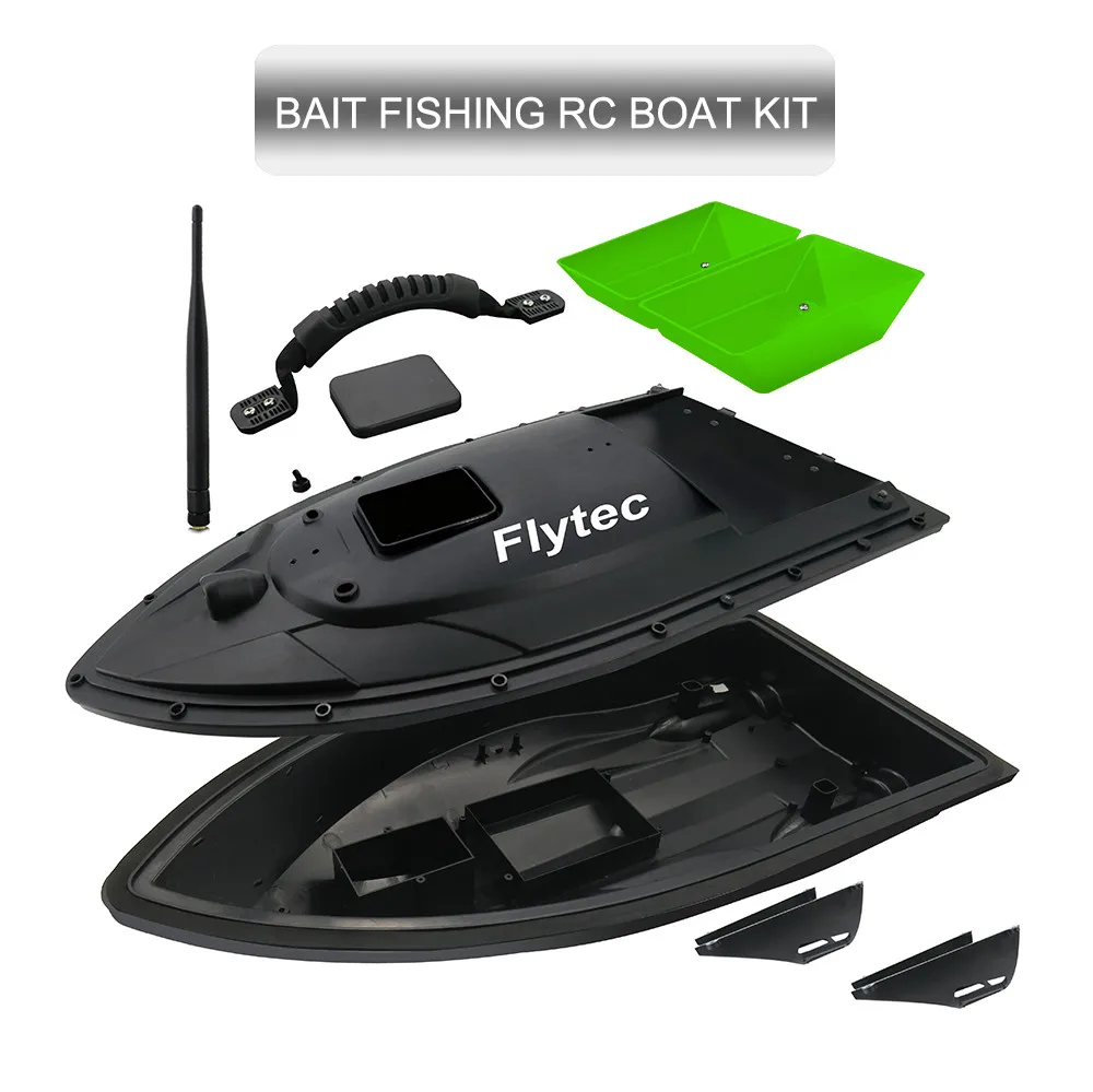 Flytec 2011-5 500 м Пульт дистанционного управления рыболокатор RC лодка для доставки прикорма и оснастки комплект в сборе - Цвет: 2011-5 KIT Green