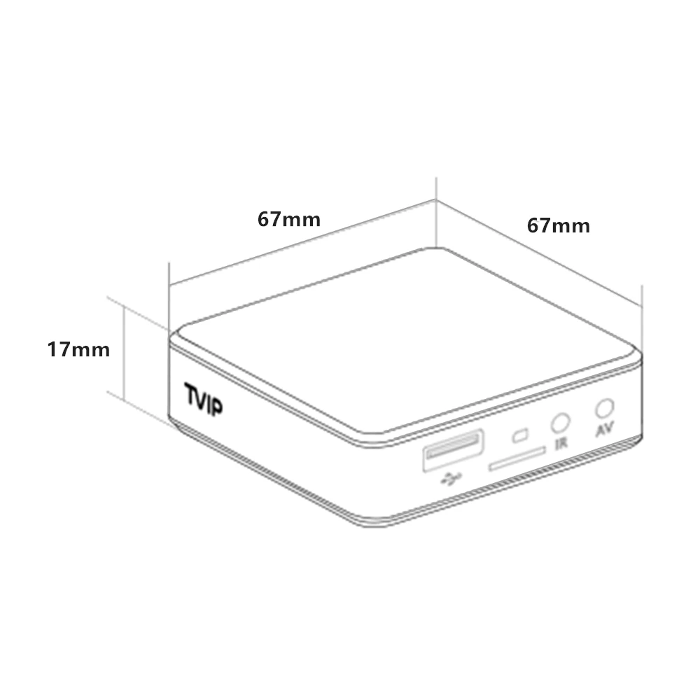 Linux Tvip530 S-Box V.530 Amlogic S905W четырехъядерный телеприставка 4K H.265 Tvip 530 PK Tvip 410 ТВ приставка