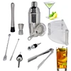 1-12PCS Cocktail Shaker Set Bartender Kit with Stand Drink Recipe, Professional Stainless Steel Drink Shaker Home Bar Tools ► Photo 2/6