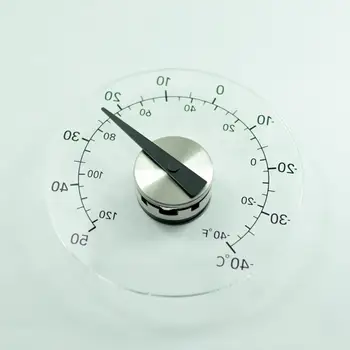 

Digital Temperature Gauge -40~50℃ Transparent Temperature Instruments Window Thermometer Creative Wall Thermometer Acrylic