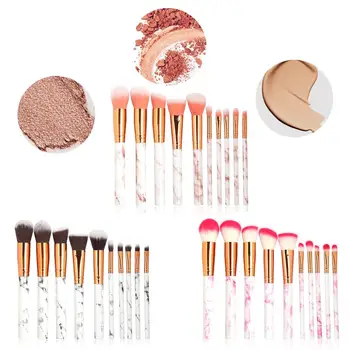 

10Pcs Kits Makeup Brushes Set For Foundation Powder Blush Eyeshadow Concealer Lip Eye Make Up Brush Cosmetics Beauty Tools