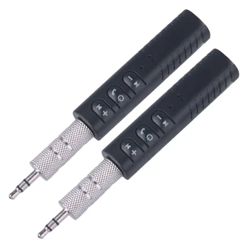 

2Pcs Bluetooth o Adapter 3.5mm AUX Adapter Bluetooth V5.0 Transmitter Receiver Wireless AUX o Music