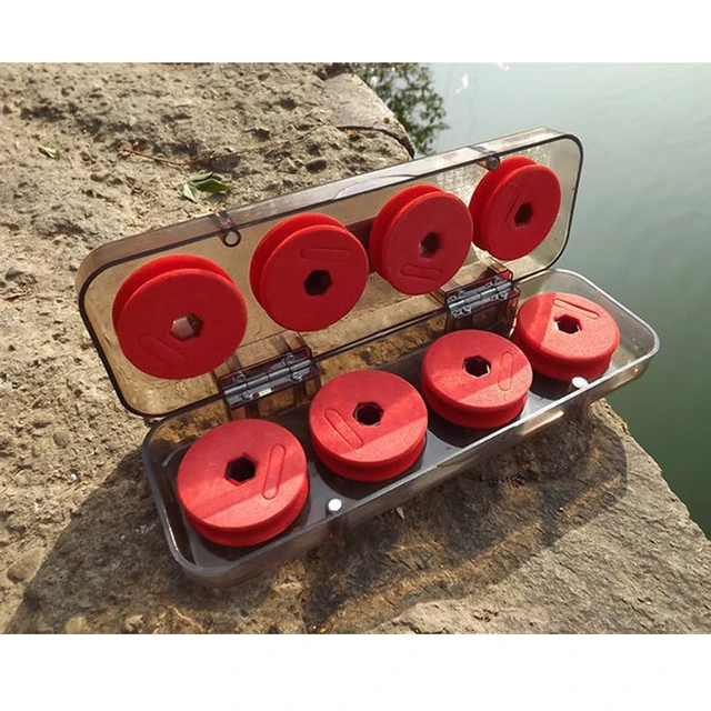 8pcs Fishing Box Foam Winding Board Fishing Line Wire Shaft Bobbin Spools  Storage Case Tackle Box - AliExpress