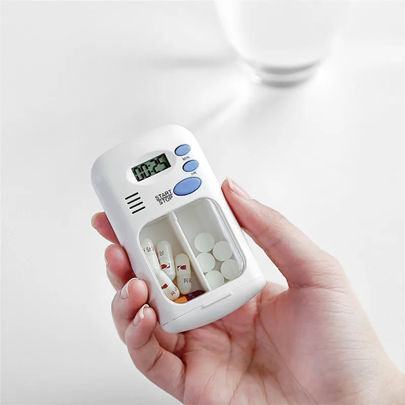 Small First Aid Kit Мини портативное устройство для напоминания о приеме таблеток лекарственный Будильник с таймером электронный ящик Органайзер светодиодный дисплей Будильник Напоминание маленький аптечка - Цвет: Small First Aid Kit