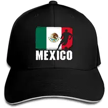 Мужская Женская Бейсболка с футбольным флагом в Мехико