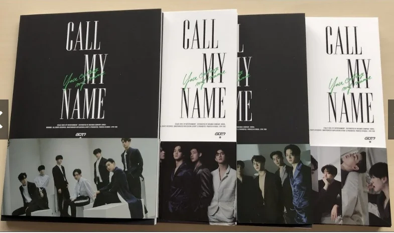 [MYKPOP]~ 100% официальный оригинальный ~ мини-альбом GOT7 CALL MY NAME коллекция фанатов KPOP