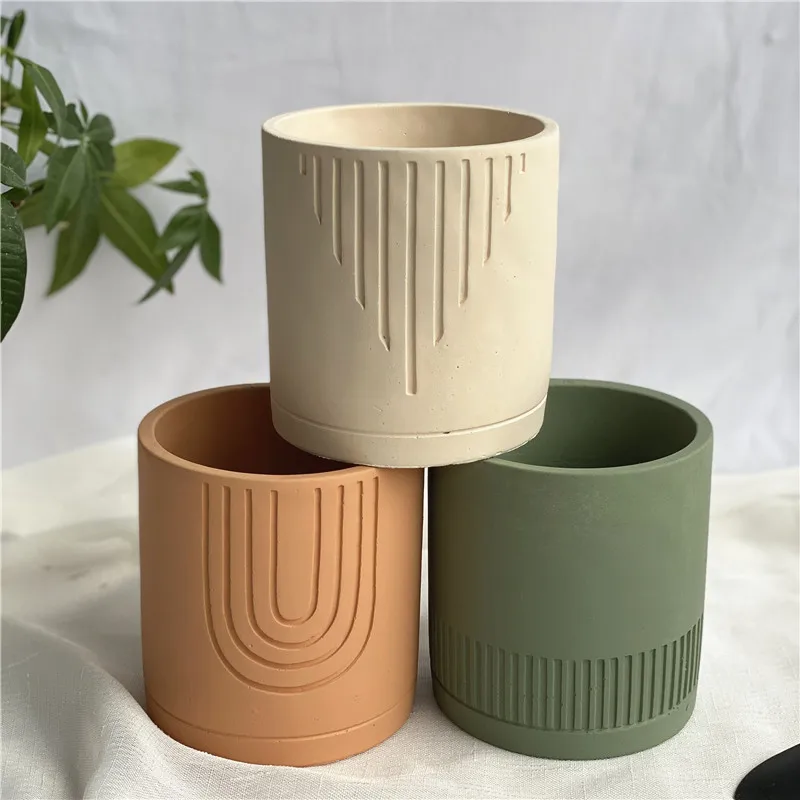 Petit Pot De Fleurs En Ciment Creatif Cactus Succulent Plante Verte Vente En Gros Aliexpress