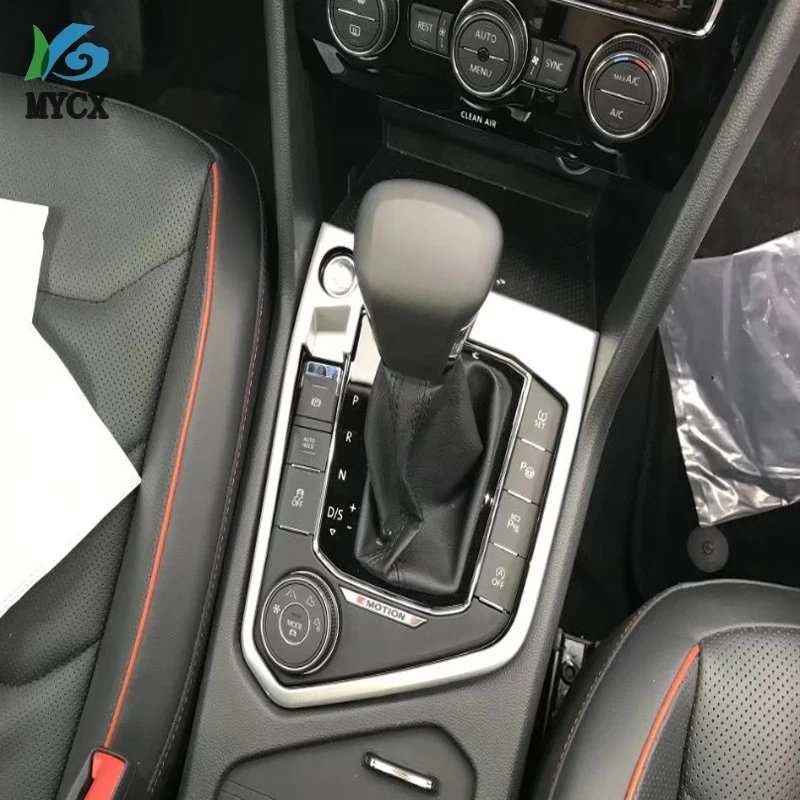 1 шт. металлическая рамка для задней панели для Volkswagen Tiguan L Авто ручка переключения передач наклейка Аксессуары для салона автомобиля
