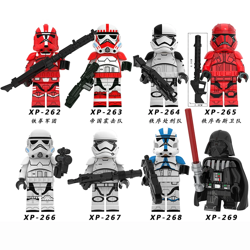 

For Star Wars Darth Vader Sith Troopers Emperor Royal Guard Imperial First Order Storm Ahsoka Tano Building Blocks Toys Figures