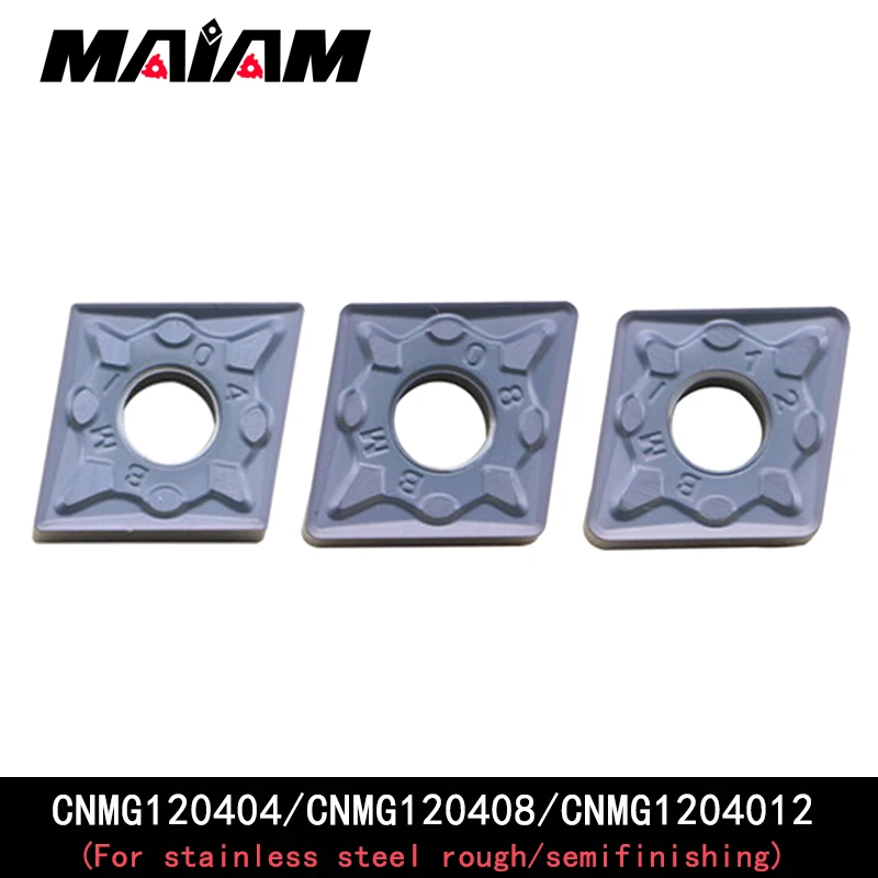 

CNMG1204 Rhombus 80 deg insert CNMG120404 CNMG120408 CNMG120412 BM pattern insert CNMG for stainless steel rough/semifinishing