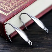 Не выцветает) 20*10 мм 20 шт./лот 316 нержавеющая сталь высокое качество серьги крючки провода настройки база настройки