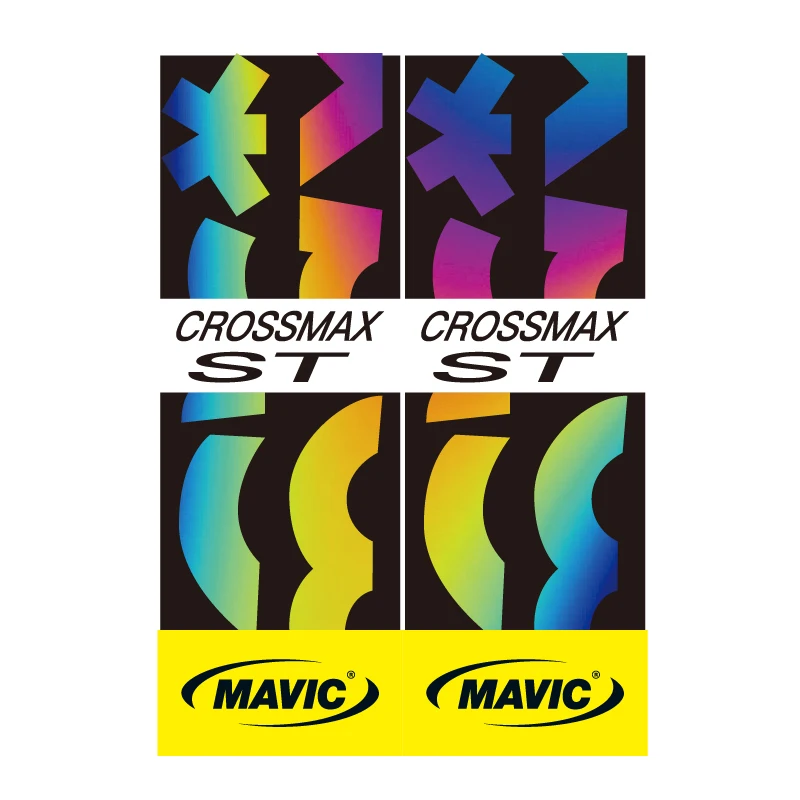 Mavic Crossmax ST концентратор стикер для MTB горный велосипед Велоспорт наклейка