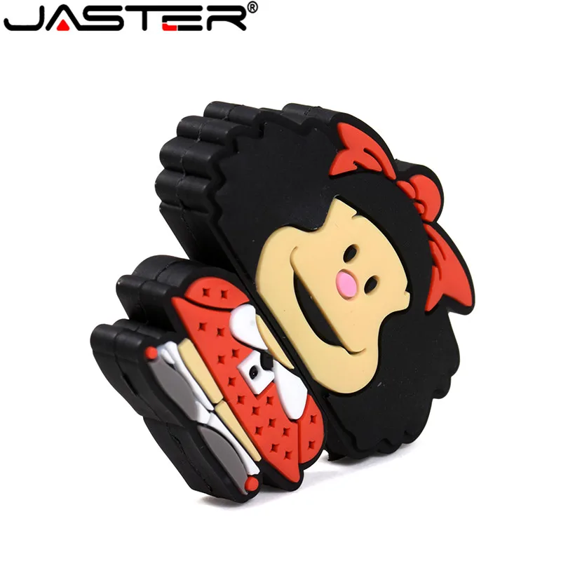JASTER модный флеш-диск USB 2,0 мультфильм корова ручка привода U диск 4 ГБ 8 ГБ 16 ГБ 32 ГБ 64 ГБ 128 ГБ подарок на Хэллоуин