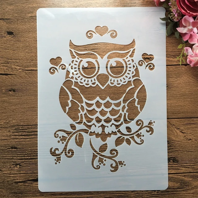 Owl Stencil For Wall