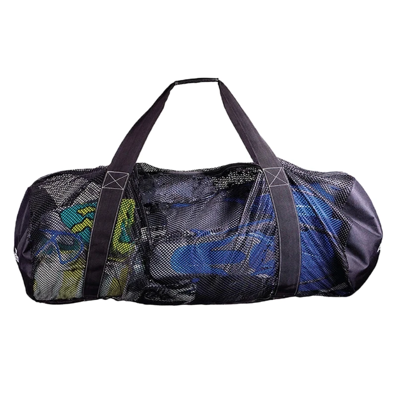 Storage Bag Travel Bags Foldable Mesh Dive Bag Durable Strong Load Bearing Wide Firm Handle Safer Swimming Storage Bag for Travelling Outdoor