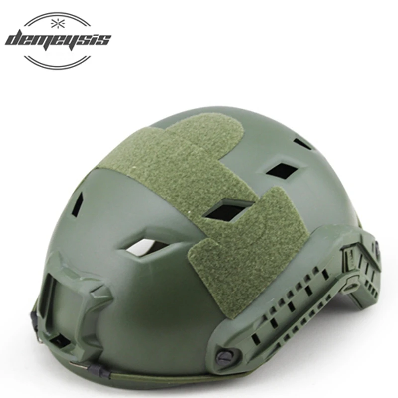 green Открытый Тактические БЫСТРО Шлем BJ военный CS Airsoft Пейнтбол шлем безопасности для защиты головы армии Охота армейские мотоциклетные шлемы - Цвет: green
