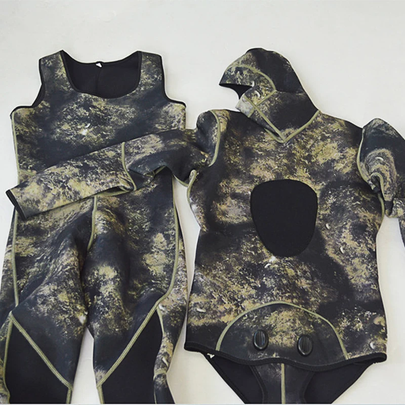 3mm Neoprene Wetsuits Men's Scuba Equipment One-piece Swimsuit Professional Multi-Color Surfing Snorkeling Clothing Diving Suit