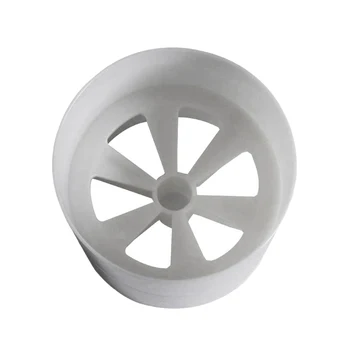 

17Mm Aperture Outdoor Golf Training Flagpole Hole Cup Golf Training Aids White Plastic Golf Hole Cup