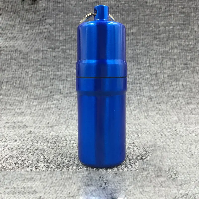 Портсигар с запечатанные банки открытый креативный водонепроницаемый алюминиевый сплав маленькая бутылка для хранения инструмент для курения мужские подарки