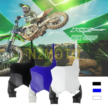 

For Kawasaki KX250F 2017-2019 Racing Bike Motocross MX Enduro Front Number Plate For Kawasaki KX450F 2016 2017-2019 Dirt Bike
