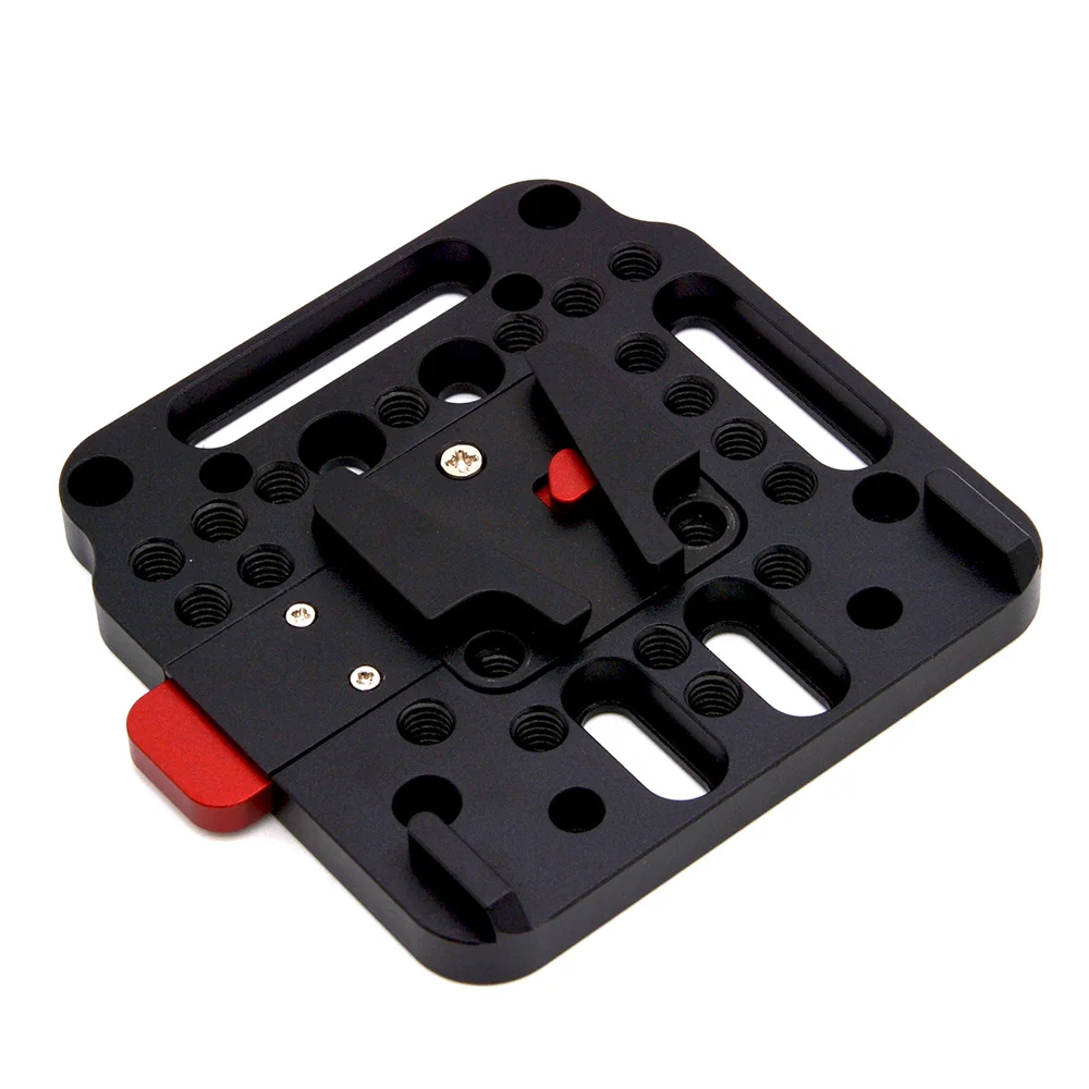 kit de Montage V-Lock Femelle V-Dock Femelle Assemblage en V-Lock mâle à dégagement Rapide Plaque de Batterie Externe Accessoire de caméra Plaque de Montage en V pour Batterie 