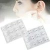 12 Pairs Crystal Medical Earrings Piercing Kits Tools Ear Stud Surgical Steel Stopper for Body Ear Piercing Gun Jewelry Fashion 2