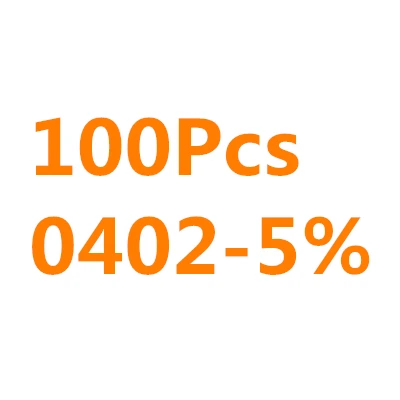 (100Pcs) 0402-5- 0402 0603 0805 1206 1210 1812 2010 2512 1% 5% Резистор проволочного чипа 2R 20R 200R 2K 20K 200K 2M Ом - Объем: (100Pcs) 0402-5-