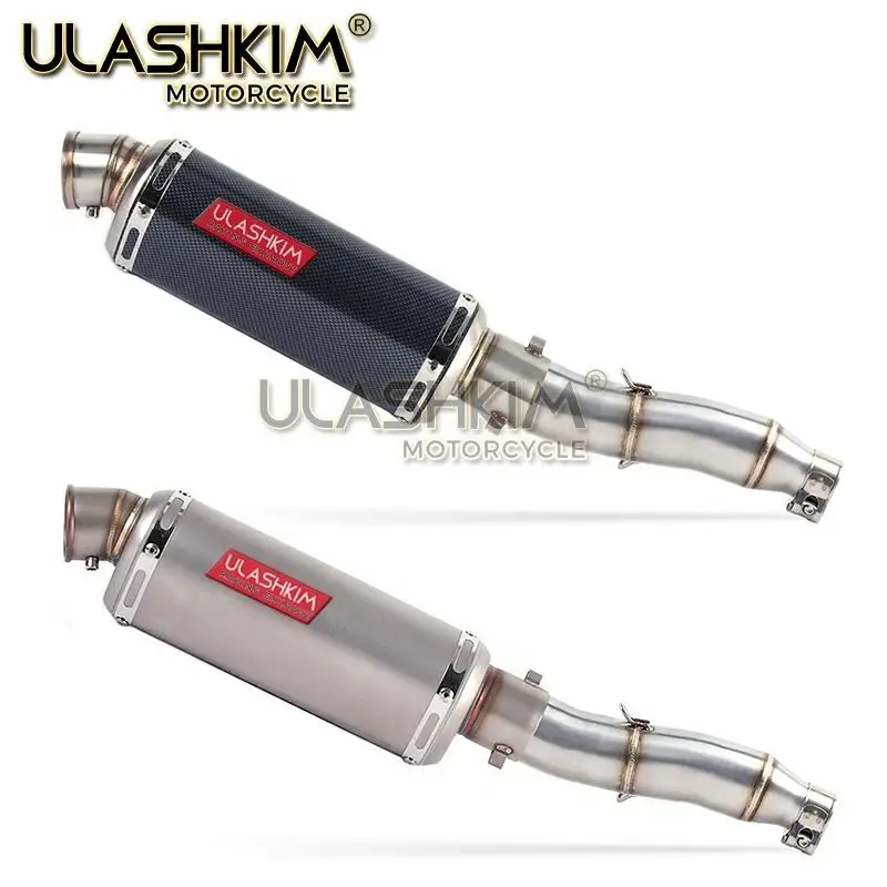 Полная выхлопная система мотоцикла глушитель Escape slip on для YAMAHA XG250 XT250 модифицированный контакт средняя труба адаптер подключения