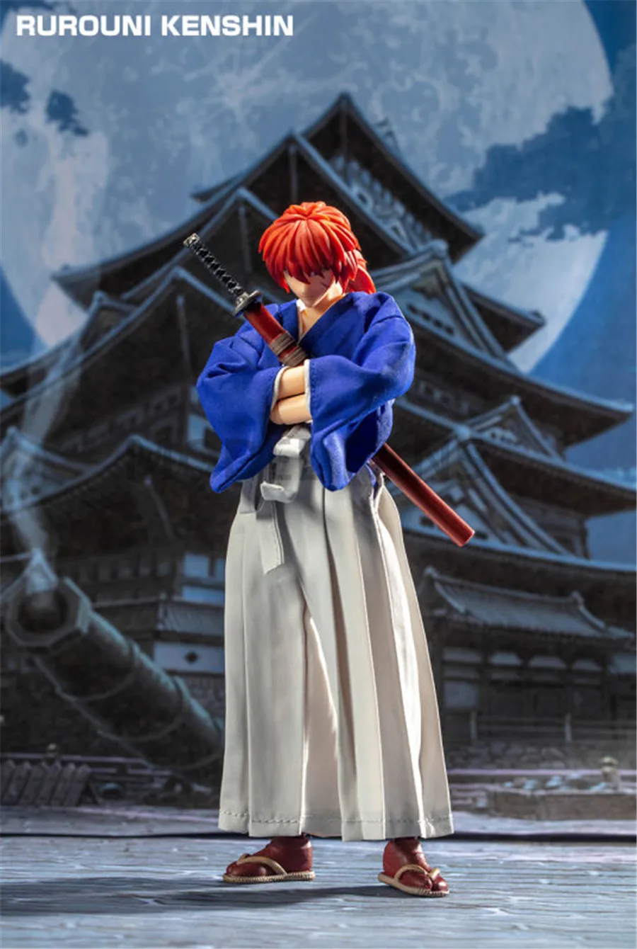 Модель фанатов в наличии DASIN аниме бродяга Кэнсин HIMURA KENSHIN ПВХ фигурка модель GT игрушка