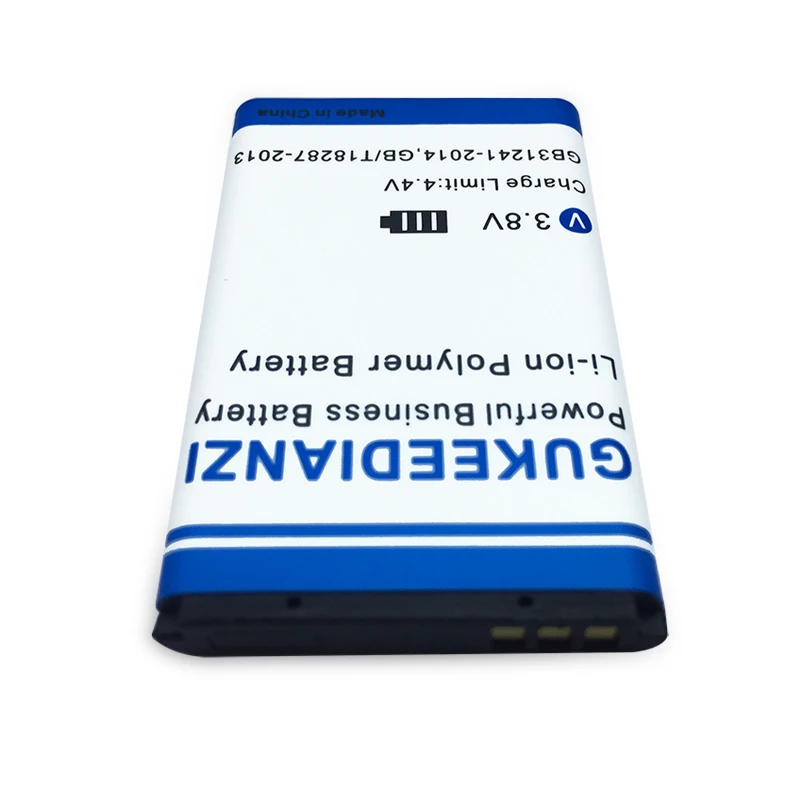 GUKEEDIANZI мобильного телефона Батарея BL-5C для Nokia 1112 1208 1600 1100 1101 N70 N71 N72 N91 E60 3500 мАч замена батареи