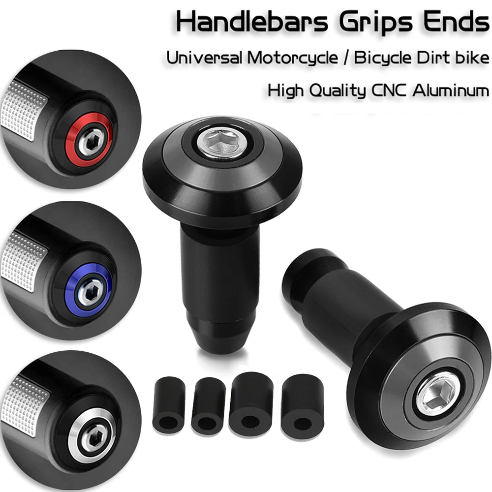 

For Honda Yamaha Suzuki For Ducati For BMW Kawasaki 85 12 7/8'' 22mm Motorcycle Handlebar Grips End Handle Bar Cap End Plug