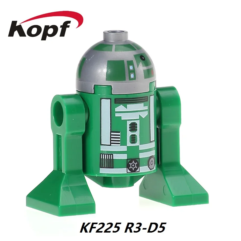 KF225 Without Box Один Space Wars мини BB8 BB-8 с черный, красный серый синий Цвет силы пробудить строительные блоки Детский подарок игрушки D1000 - Цвет: KF225 Without Box