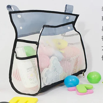 

Bath Toys Kids Baby Tidy Storage Suction Cup Bag Bathroom Bathtub Doll Hanging bag Cup Basket Mesh Storage Bag Water toy