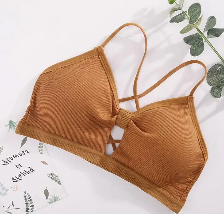190 Brown Сексуальный женский короткий топ без косточек с завязками на шее, элегантные топы без рукавов, короткие футболки, вечерние топы - Цвет: 190 Brown