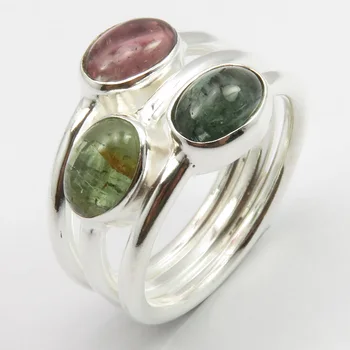 

Real Oval Tourmaline Ring Size 5.5 New Engagement Jewelery Solid