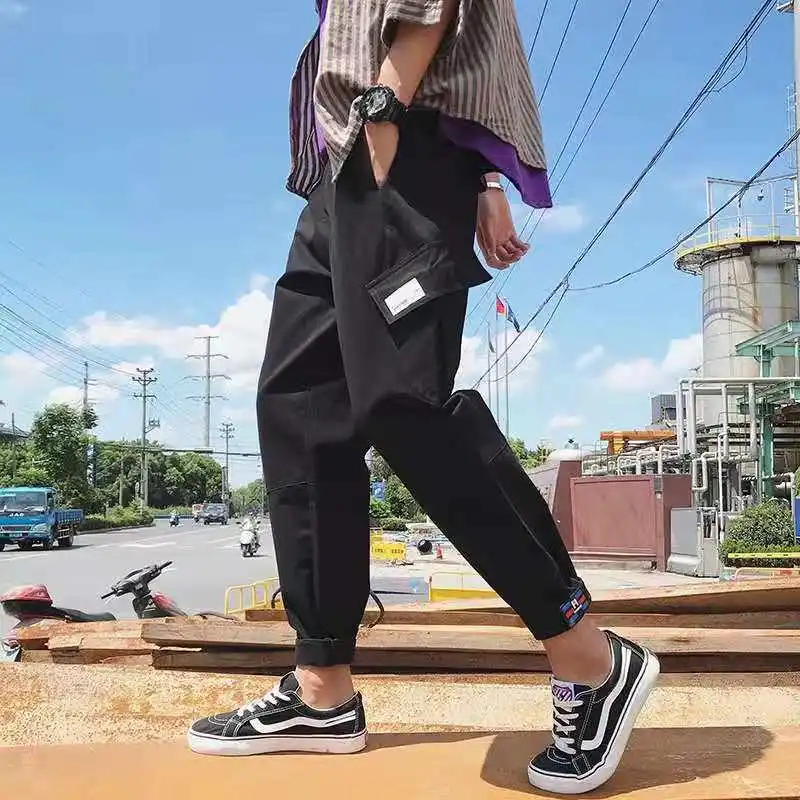 INS, модные мужские штаны, повседневные, для мужчин, s fun, хип-хоп, рэп, мужские брюки, классические, средний вес, прямые, полная длина, модные, дышащие штаны