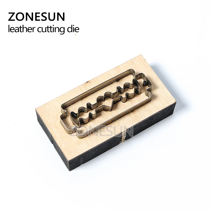 ZONESUN Custom Blade Shape Leather Earring Paper Cutting Die Tool Cutter Template Stemcil DIY Punching Clicker Steel Rule Die